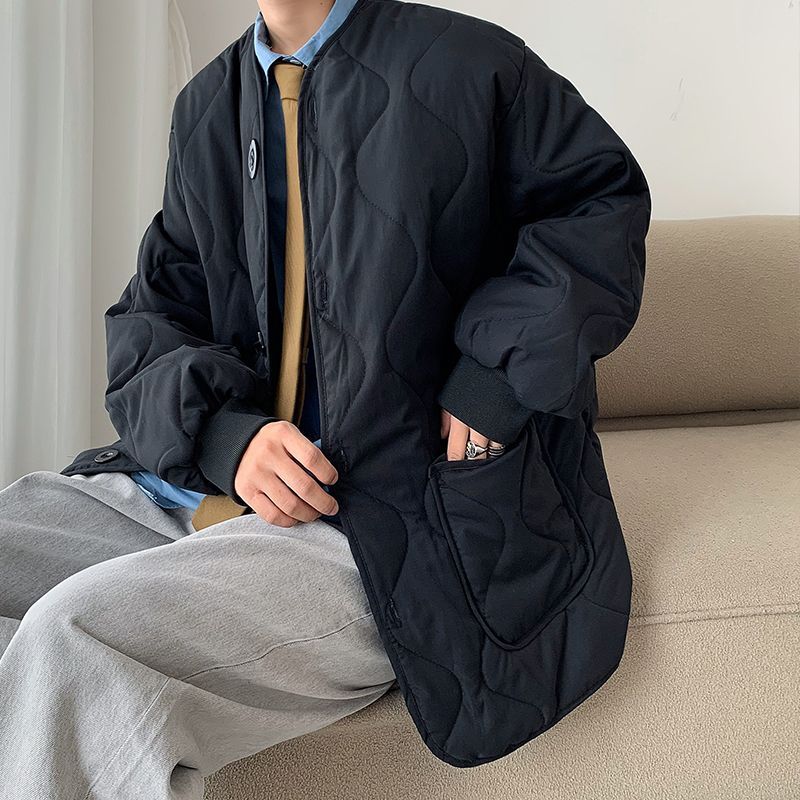 needles stand collar down coat