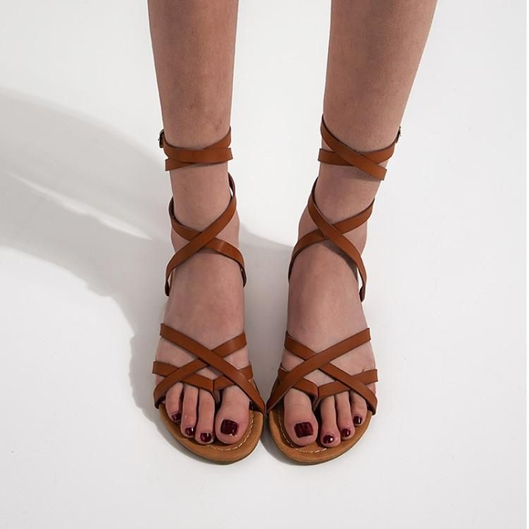 strappy gladiator sandals