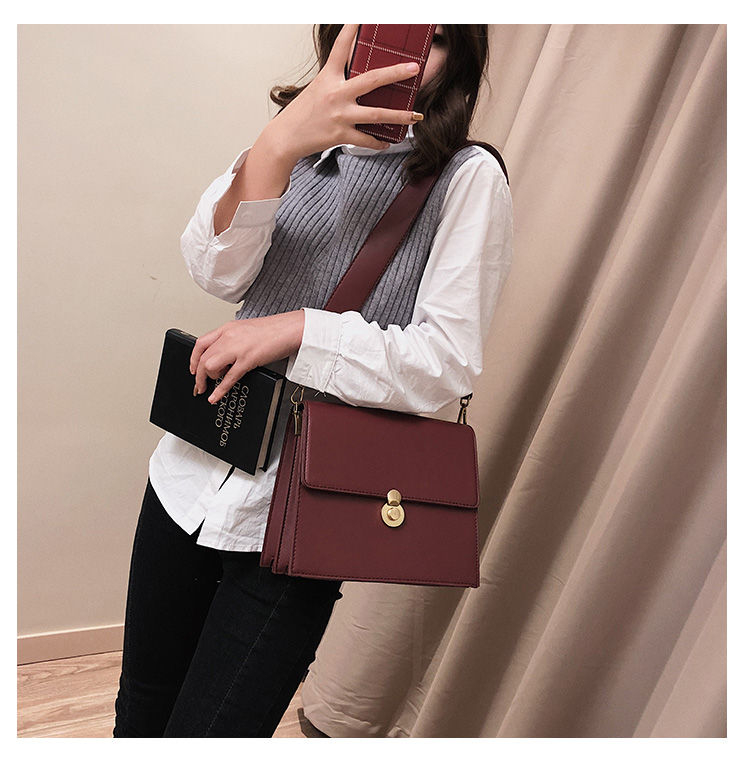 Fionne Faux Leather Shoulder Bag YesStyle