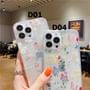 Clear Floral Phone Case For iPhone 12/12 Pro, 12 Pro Max, 13, 13 Pro, 13 Pro Max, 14, 14 Plus, 14 Pro, 14 Pro Max, 15, 15 Pro, 15 Pro Max