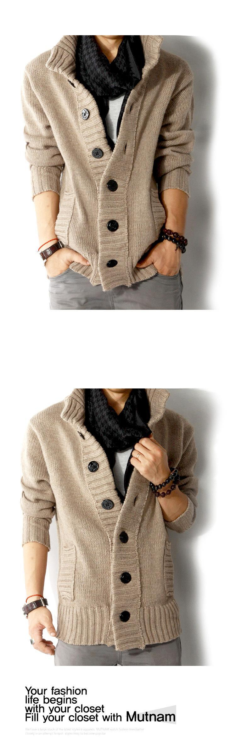 JORZ Button-Up Knit Jacket | YesStyle