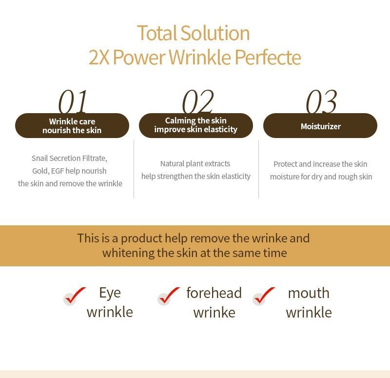 Buy Pretty skin - Total Solution 2X Power Wrinkle Perfecter