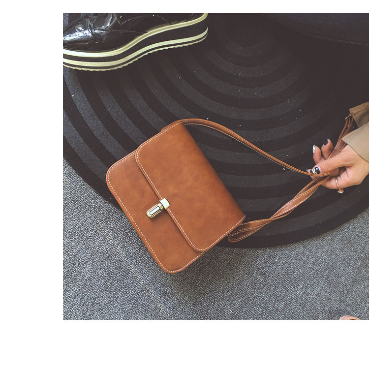 BAGSHOW Faux Leather Shoulder Bag YesStyle