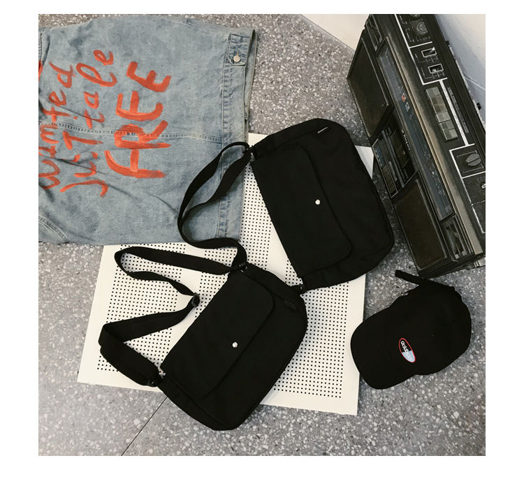 SUNMAN Canvas Messenger Bag YesStyle