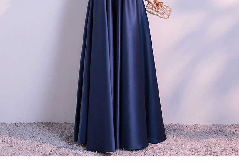 Wonhi Bow Detail Elbow-Sleeve A-Line Cocktail Dress / Evening Gown ...