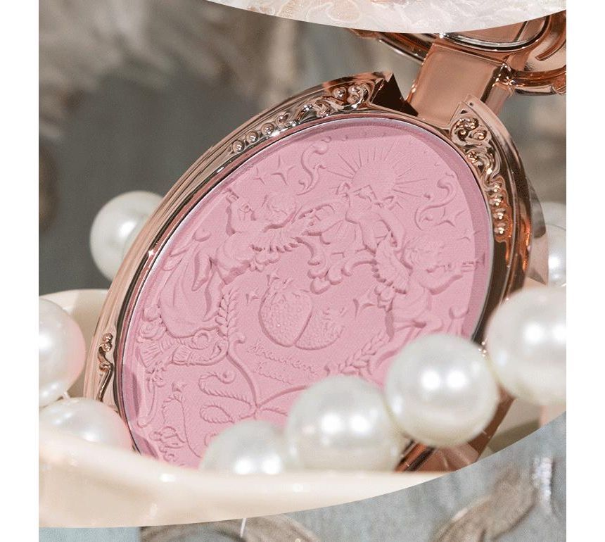 Flower Knows Strawberry Rococo Series Embossed Blush Highlighter