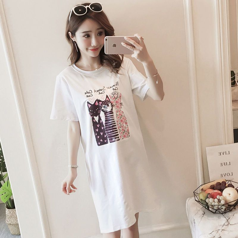 cat tshirt dress