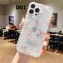 Clear Floral Phone Case For iPhone 12/12 Pro, 12 Pro Max, 13, 13 Pro, 13 Pro Max, 14, 14 Plus, 14 Pro, 14 Pro Max, 15, 15 Pro, 15 Pro Max