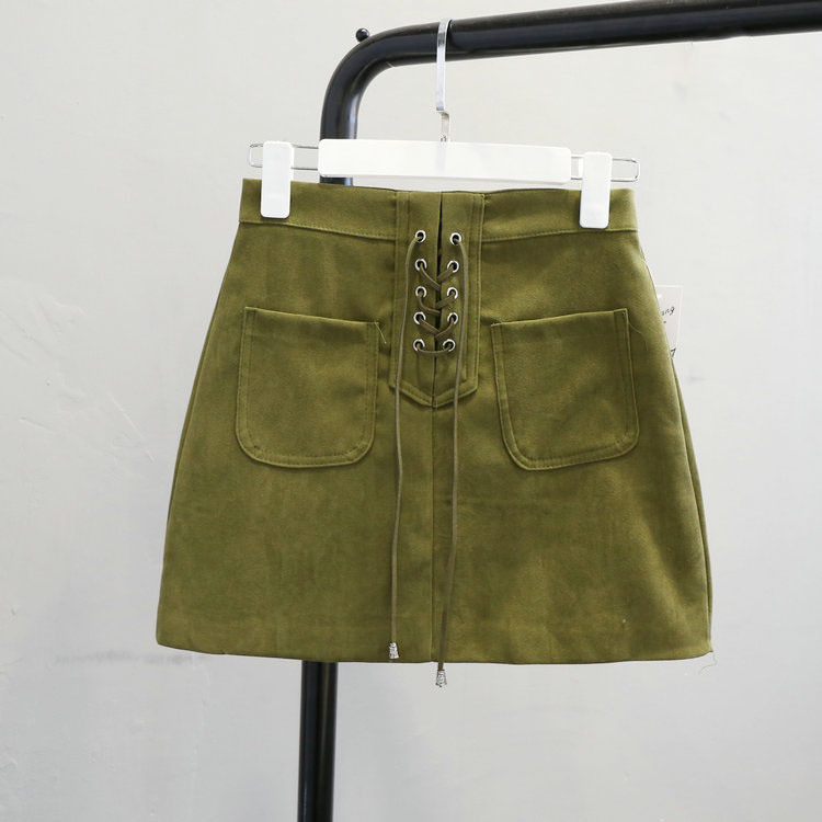 Birai - Lace-Up Mini Skirt | YesStyle