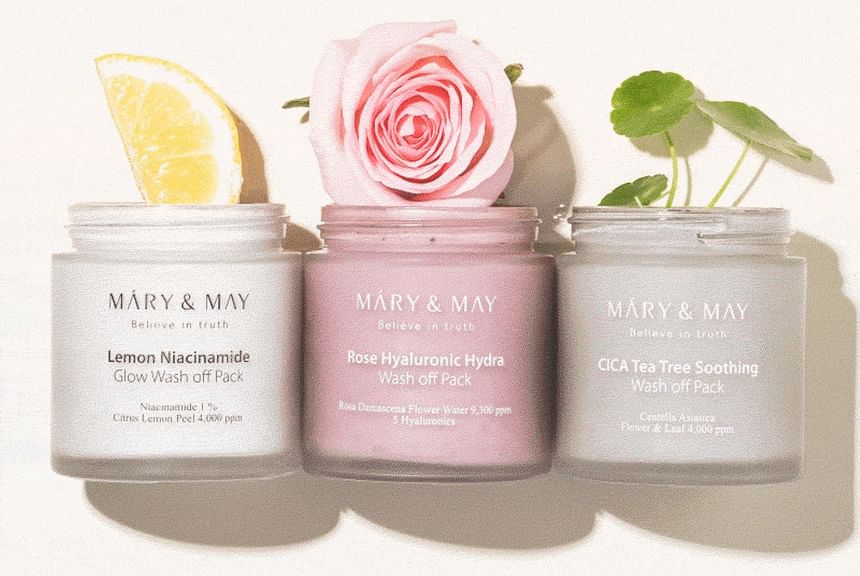 Buy Mary&May - Rose Hyaluronic Hydra Wash Off Mask Pack Mini in Bulk ...