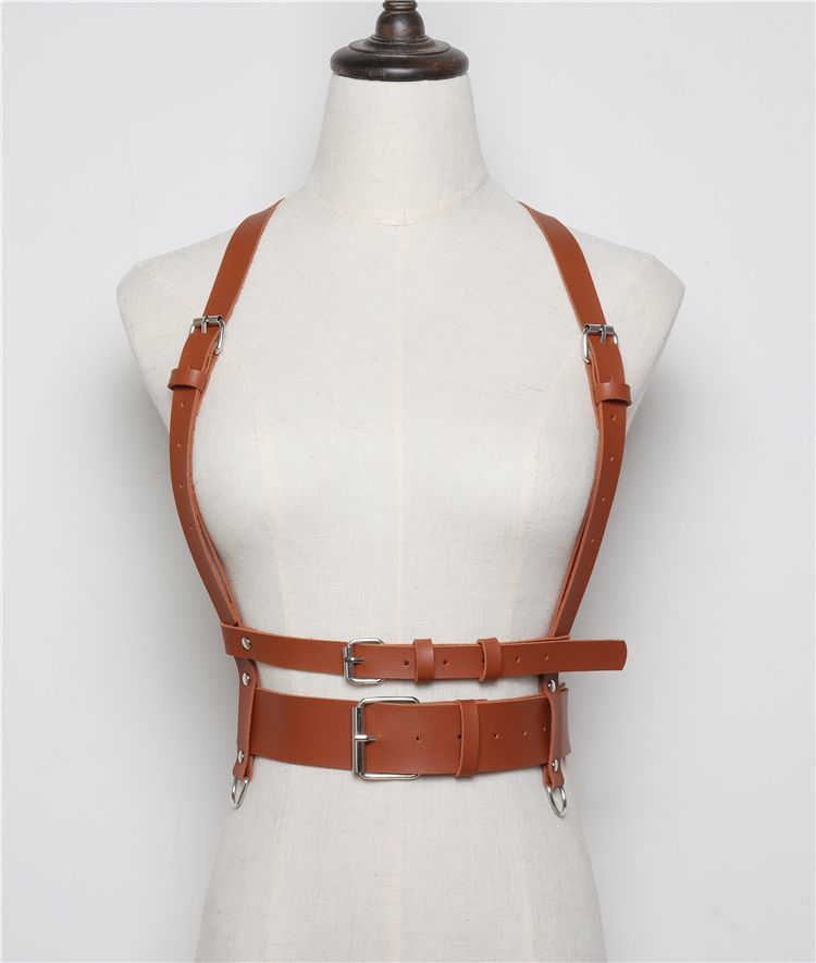 Beltalicious Faux Leather Harness Belt 