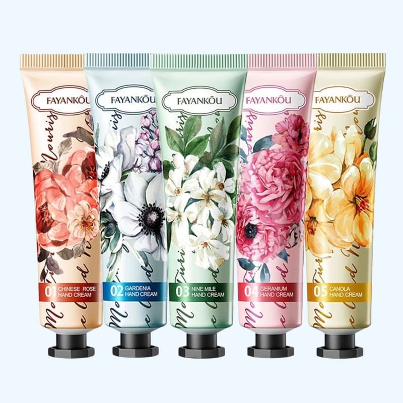 Buy FAYANKOU - Moisturize Smooth Flower Hand Cream - 5 Types in