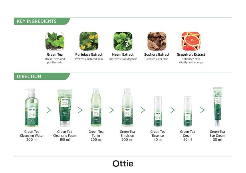 Buy Ottie Green Tea Essence in Bulk