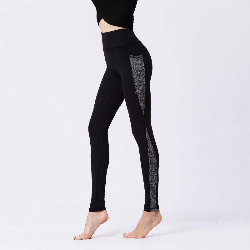 color block yoga pants