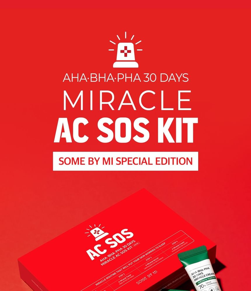 SOME BY MI - AHA.BHA.PHA 30 Days Miracle AC SOS Kit – Some by Beauty