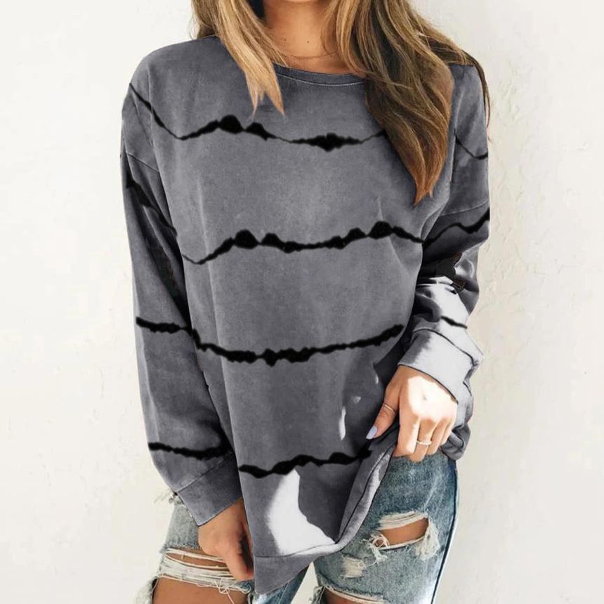 deep violet - 长袖印花卫衣