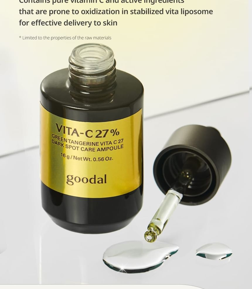Buy Goodal - Green Tangerine Vita C 27 Dark Spot Care Ampoule in
