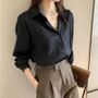 Long-Sleeve Plain Shirt