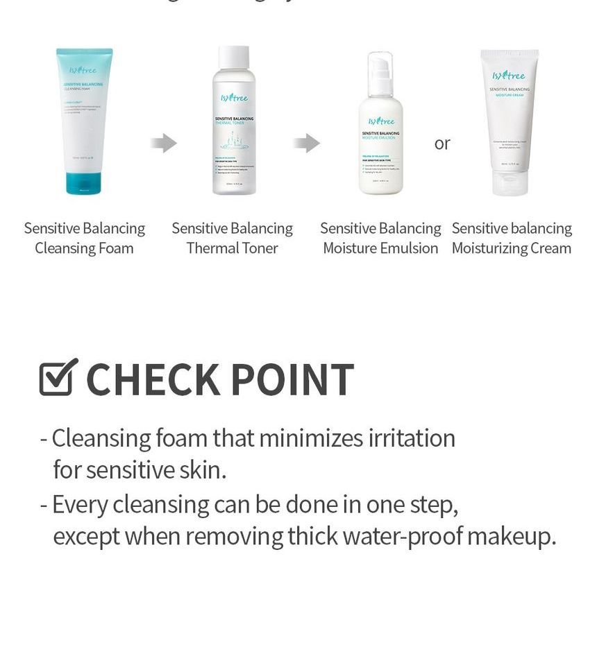 Isntree - Sensitive Balancing Cleansing Foam | YesStyle