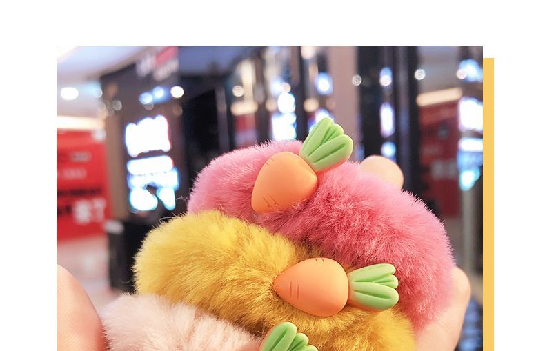 fairy floss - 毛绒红萝卜发圈