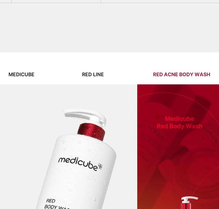 Red Body Wash – MEDICUBE US