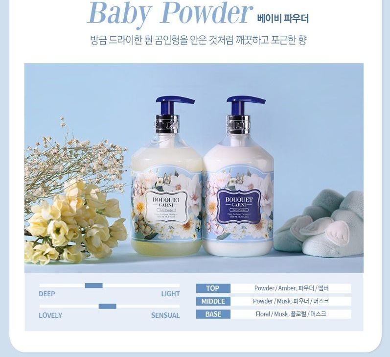 BOUQUET GARNI Deep Perfume Treatment Baby Powder 500ml