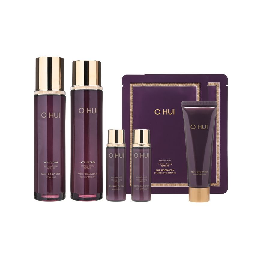 Buy Ohui Age Recovery Set(Skin Softener, Emulsion, Super Anti-Aging  Essence, Cell-Lab Cream 4Pcs) Online at desertcartUAE