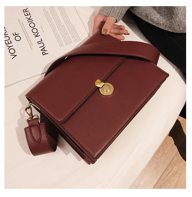 Fionne Faux Leather Shoulder Bag YesStyle