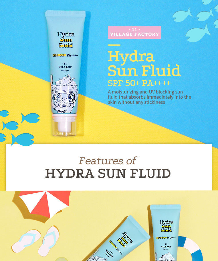 hydra sun fluid spf 50 village