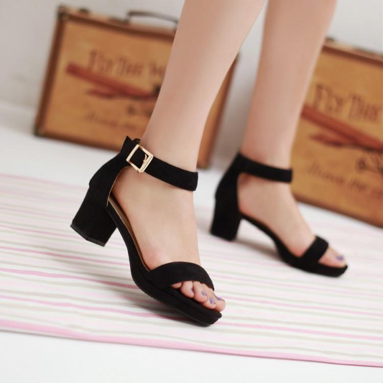 JY Shoes Block Heel Sandals | YesStyle