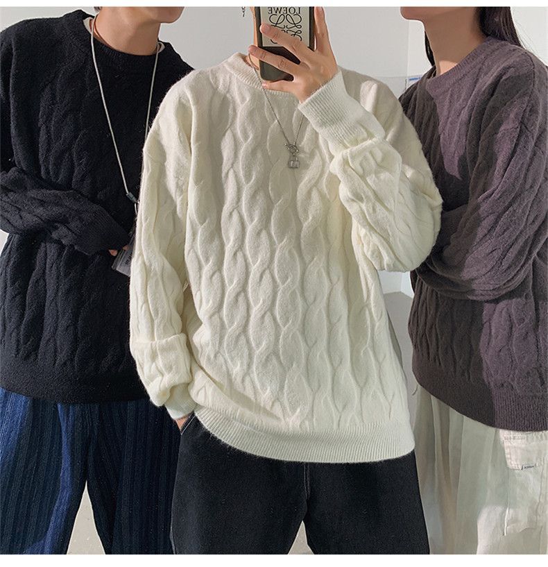 plain knitted sweater