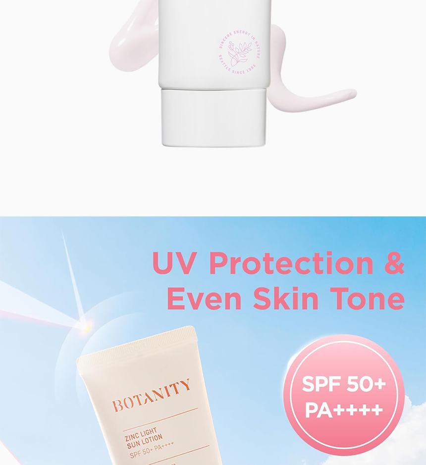 Buy BOTANITY - Zinc Light Sun Lotion (x30) (Bulk Box) in
