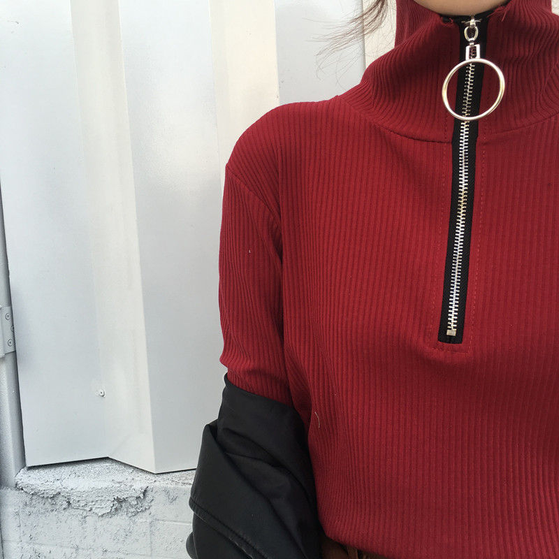 Half-Zip Knit Sweater | YesStyle