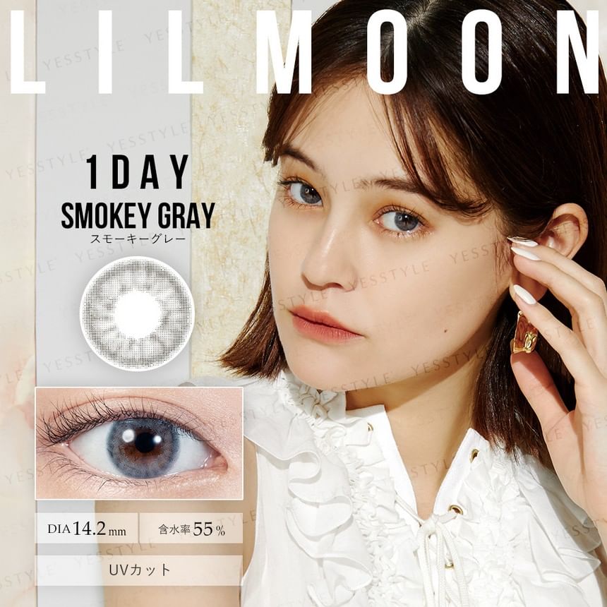 Pia Lilmoon 1 Day Color Lens Smokey Gray 10 Pcs Yesstyle