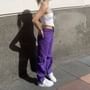 Halter Plain Drawstring Crop Top