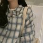 Einshine - Long-Sleeve Plaid Shirt | YesStyle