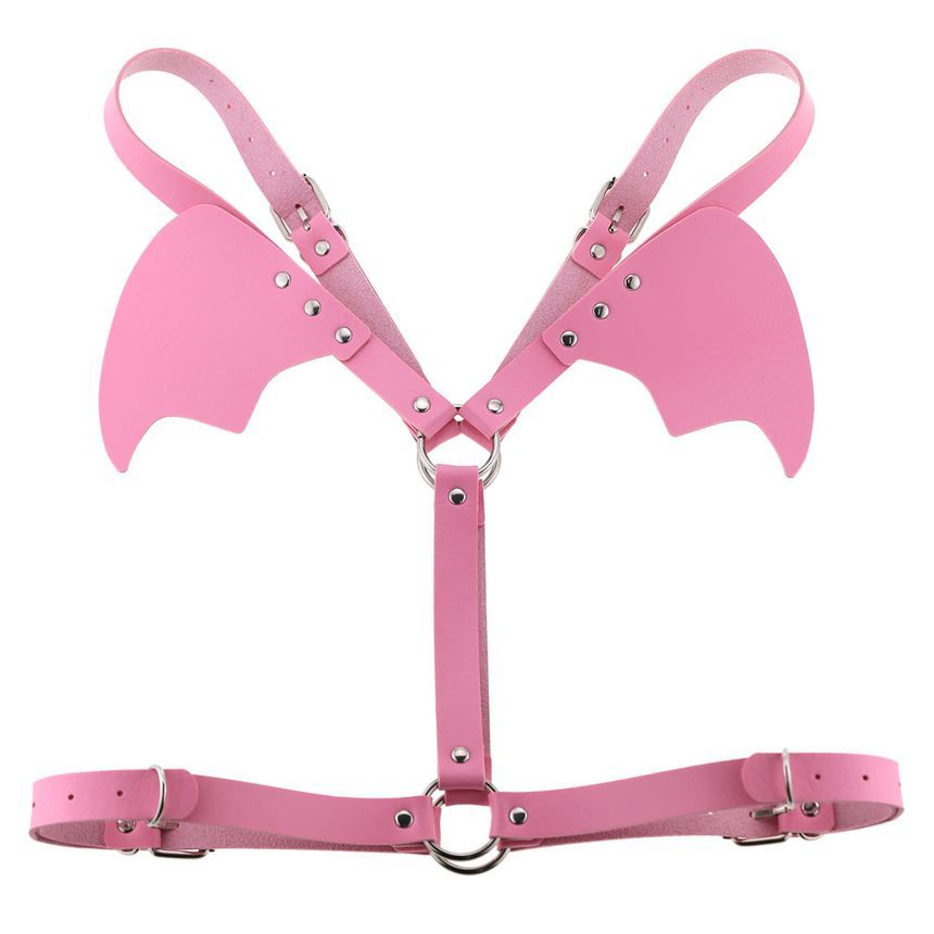 Sohma Faux Leather Bat Body Harness Belt | YesStyle