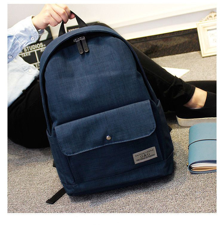 Bag Hub Canvas Backpack YesStyle