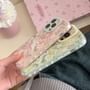 Floral Cat Phone Case / Strap / Set - Apple iPhone 16 Pro Max / 16 Pro / 16 Plus / 16 / 15 Pro Max / 15 Pro / 15 Plus / 15 / 14 Pro Max / 14 Pro / 14 Plus / 14 / SE / 13 Pro Max / 13 Pro / 13