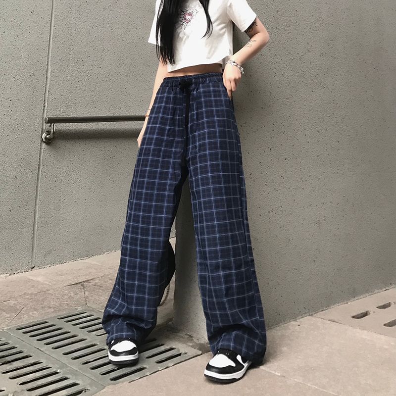 women's plaid sweatpants