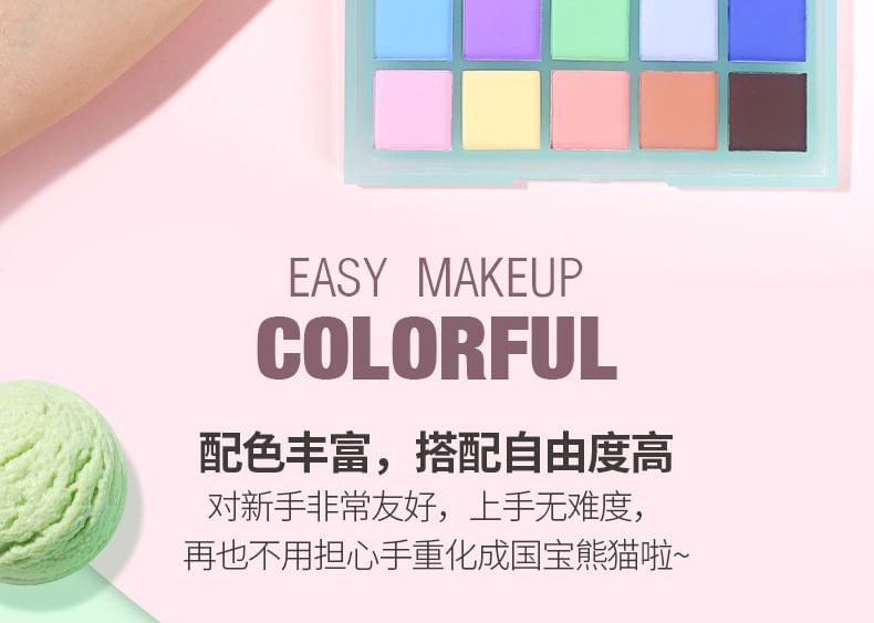 Mint Candy 15-Color Eyeshadow Palette