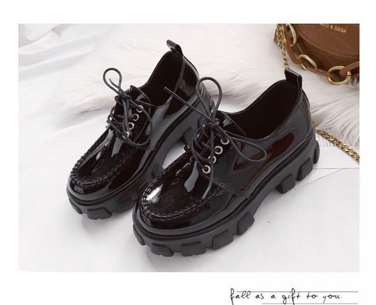 Yuki Yoru Platform Lace-Up Loafer Shoes | YesStyle