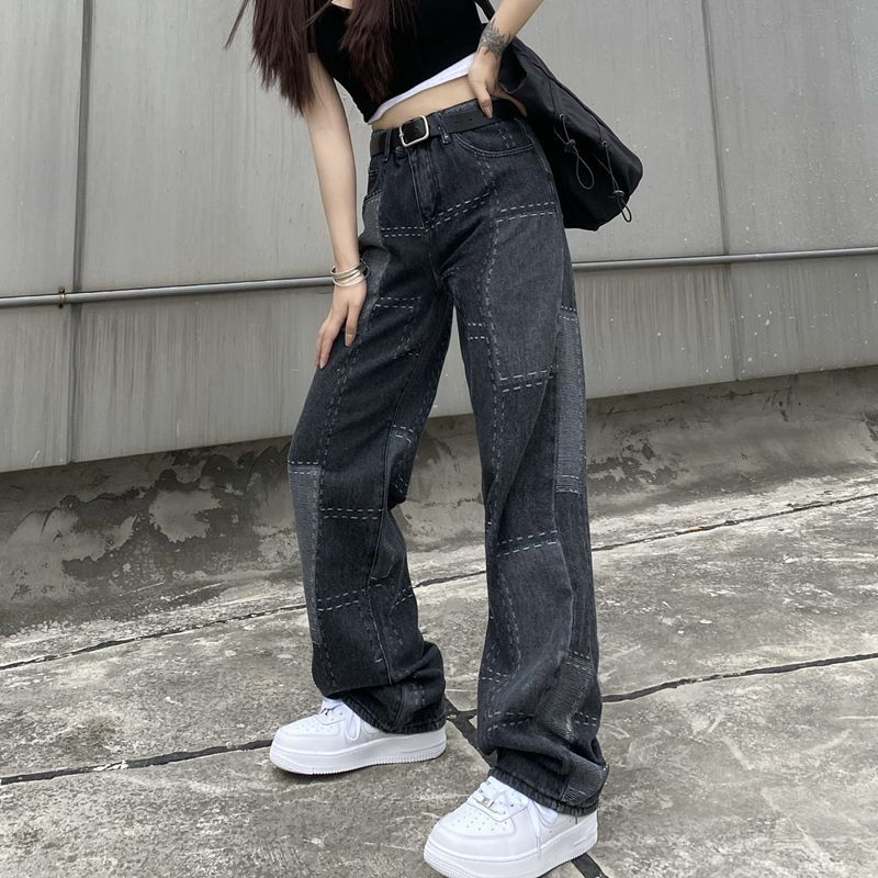 Sevilla - Patchwork Wide Leg Jeans 
