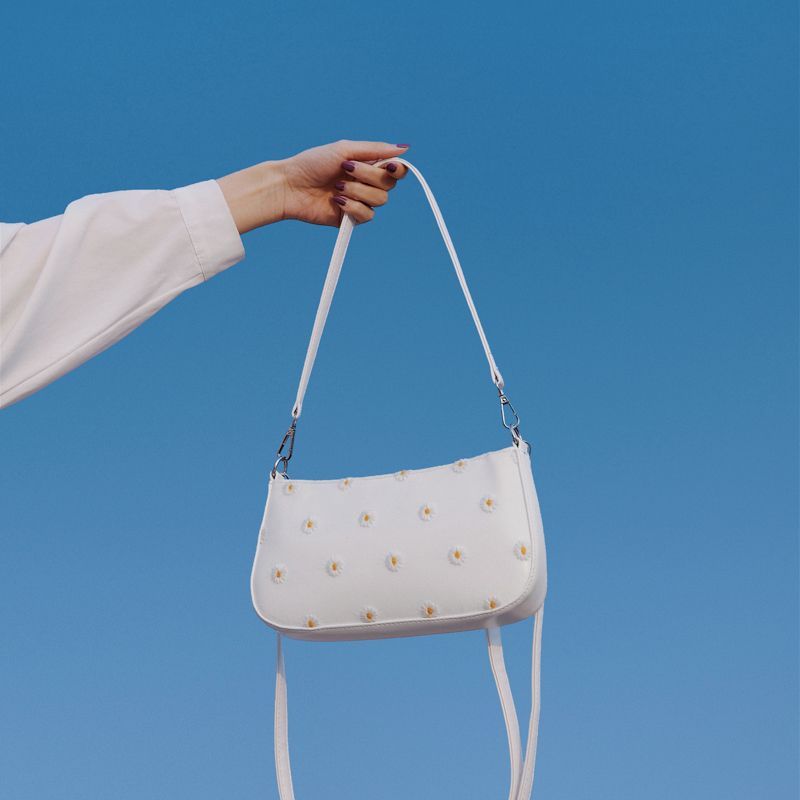 floral embroidered crossbody bag