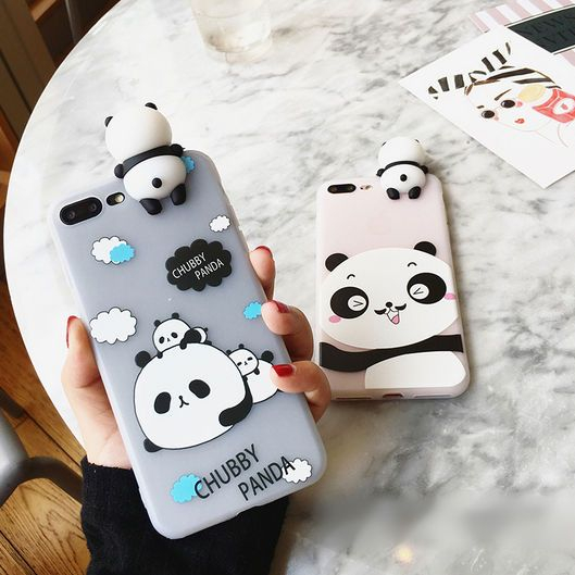 Sluit een verzekering af Hond Betrokken RockaCase - Panda Print Phone Case - iPhone 6 / 6 Plus / 7 / 7 Plus |  YesStyle