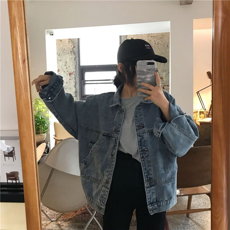 Enoki - Oversized Denim Jacket | YesStyle