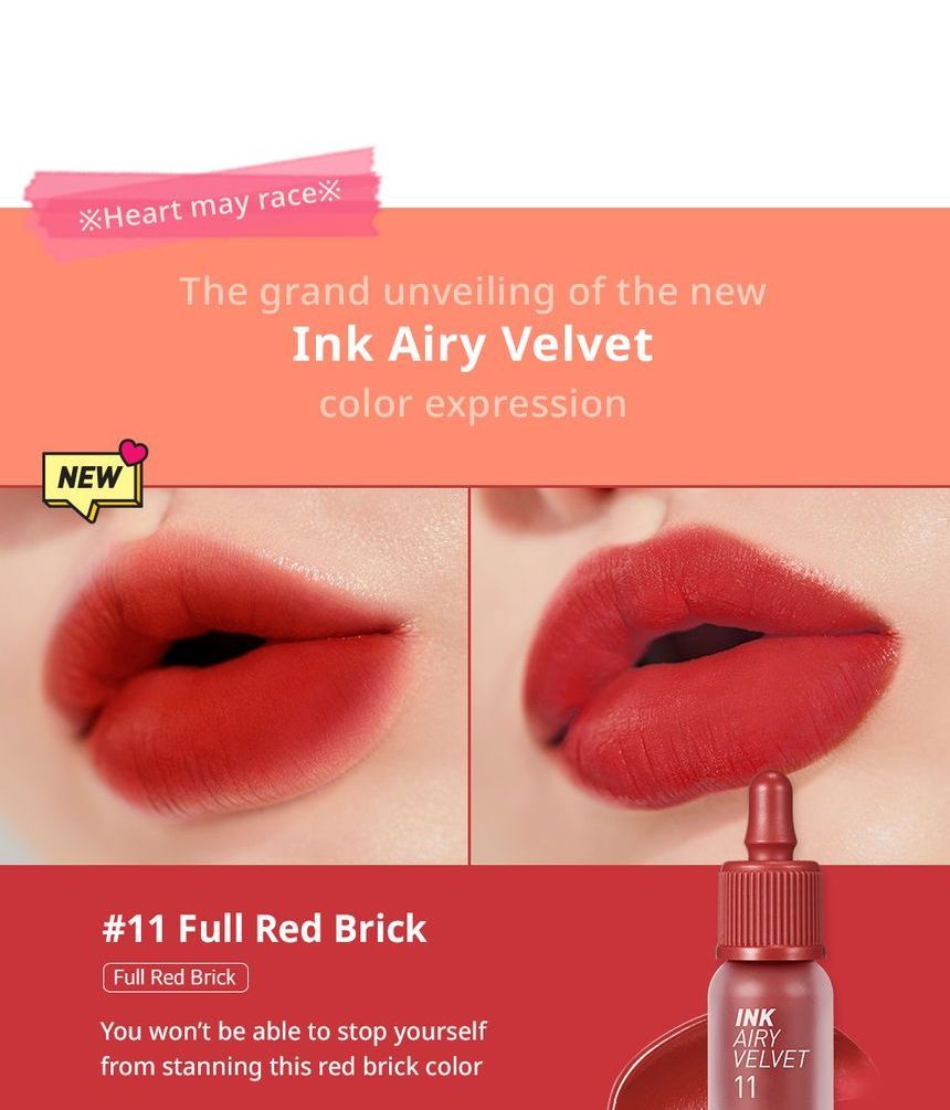 Peripera Ink Airy Velvet Ad 15 Colors Yesstyle