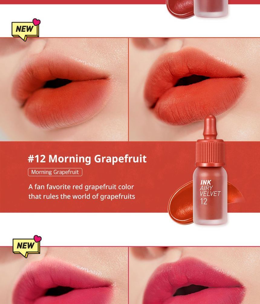 Peripera Tinte De Labios Ink Airy Velvet Ad 15 Colores Yesstyle