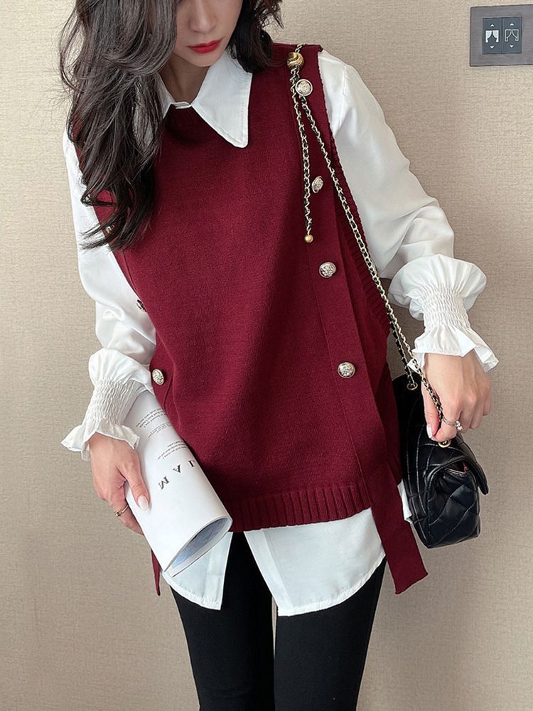 cardigan vest set