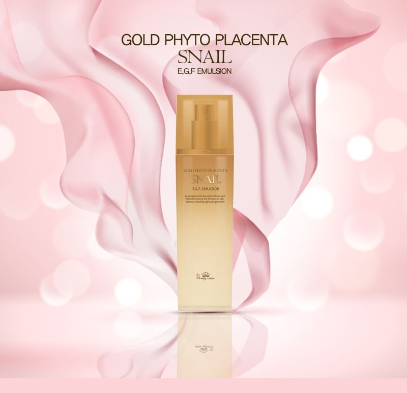 Pretty skin - Gold Phyto Placenta Snail E.G.F Emulsion | YesStyle